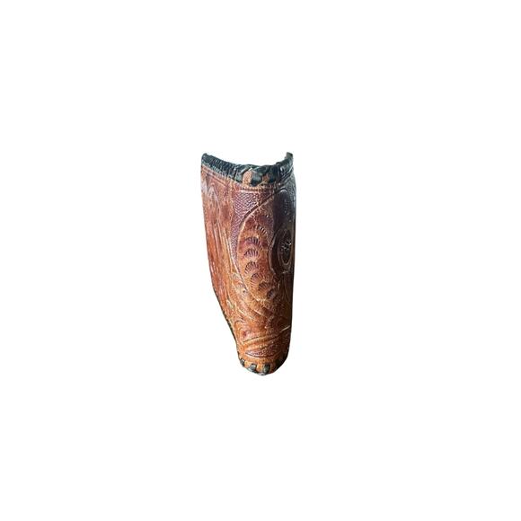 Amazon.com: Western Stakes Men Vintage tooled leather horse bi fold wallet Mexico